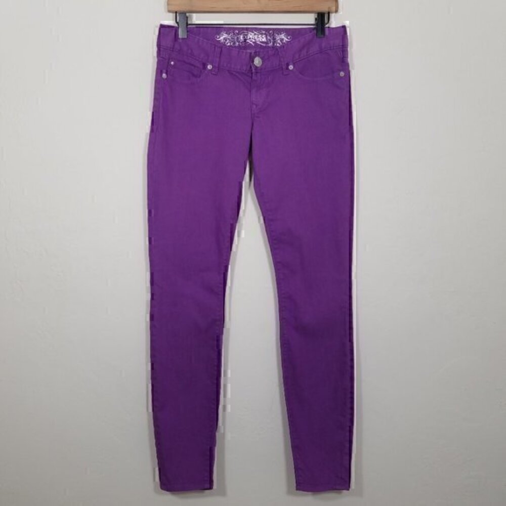 Express Jean Legging Zelda Slim Fit Ultra Low Rise Stretch Jeans Size 4